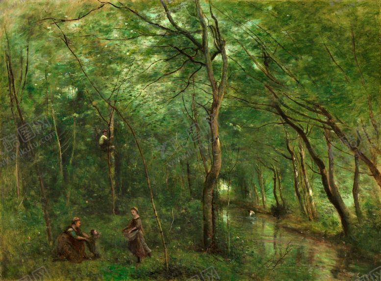 编号：49057610142130427372【酷图网】源文件下载-复古风景油画