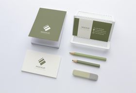 商务VI样机vis展示模板文具贴图