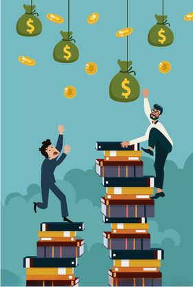 商务金融人物插画设计矢量