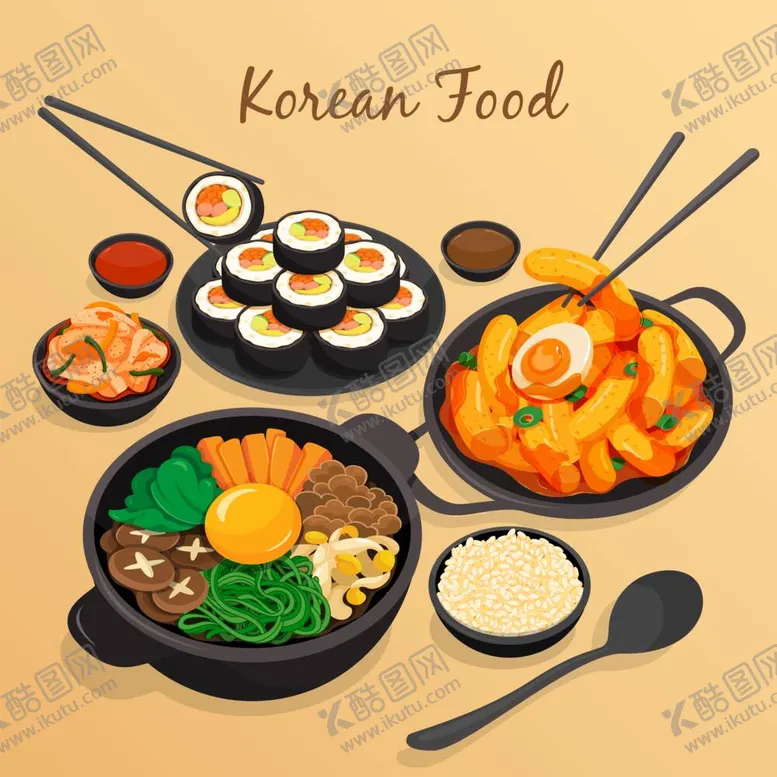 编号：78650612032246503063【酷图网】源文件下载-韩国料理