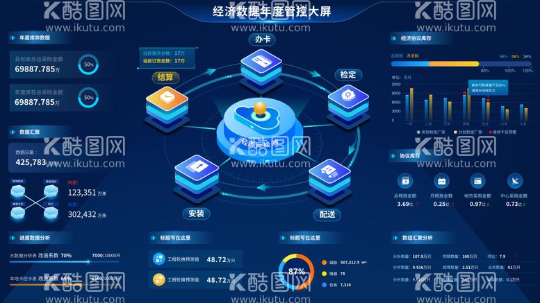 编号：50562611251106546412【酷图网】源文件下载-科技感管理系统可视化大数据