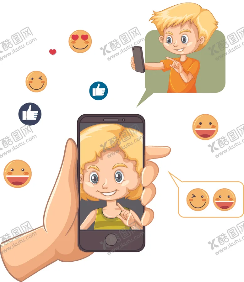 编号：66772707011201376110【酷图网】源文件下载-卡通学生