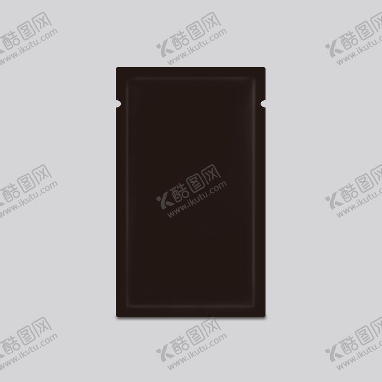 编号：78770010022135238450【酷图网】源文件下载-黑色面膜袋效果图/样机