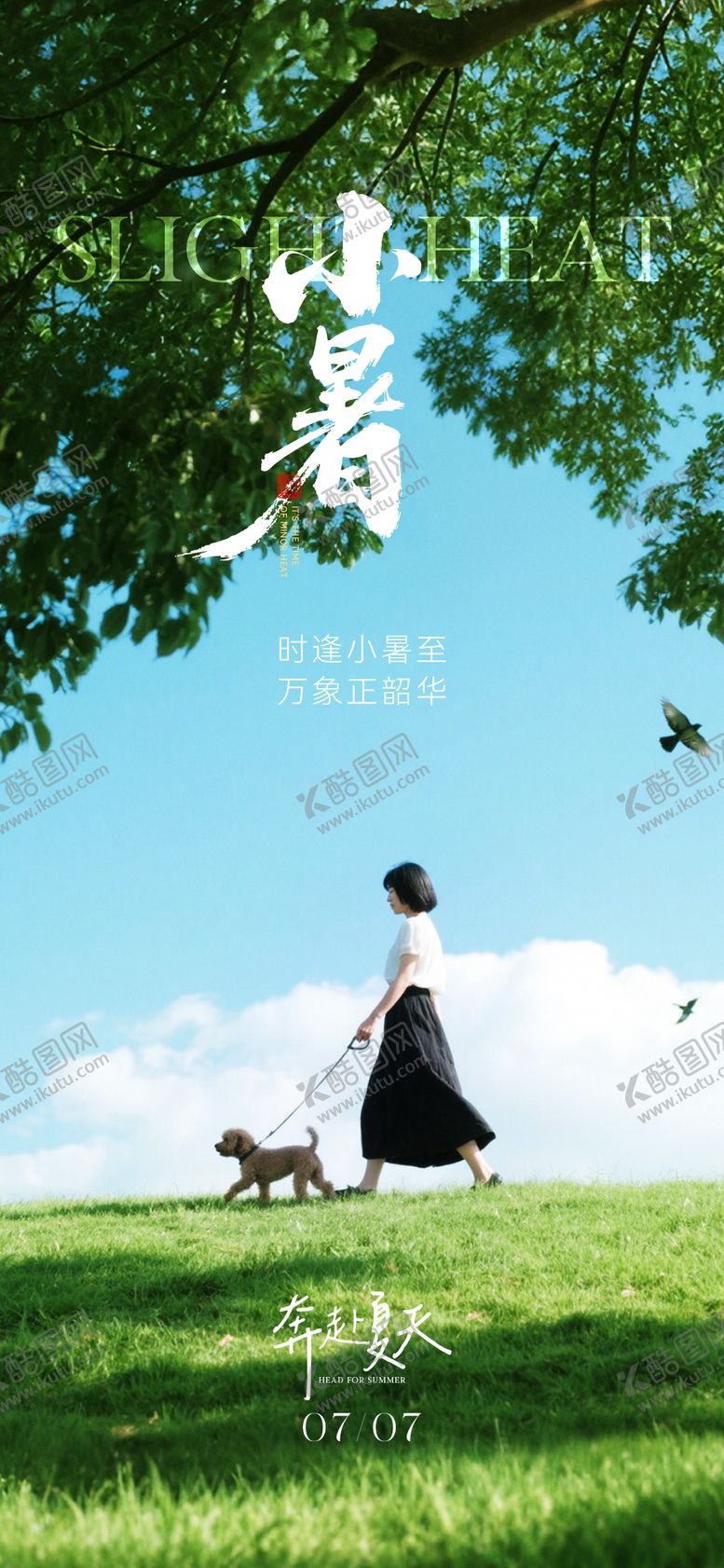 编号：87525106272310414351【酷图网】源文件下载-地产小暑节气海报