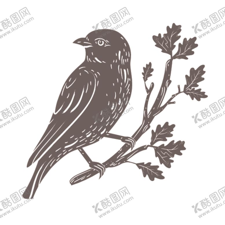 编号：91281109291359444528【酷图网】源文件下载-卡通花鸟装饰图案