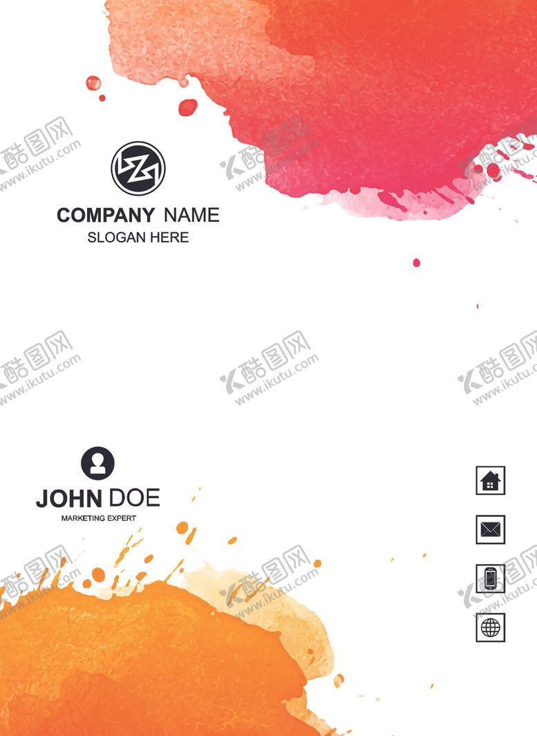 编号：85110409220257339565【酷图网】源文件下载-矢量名片模板