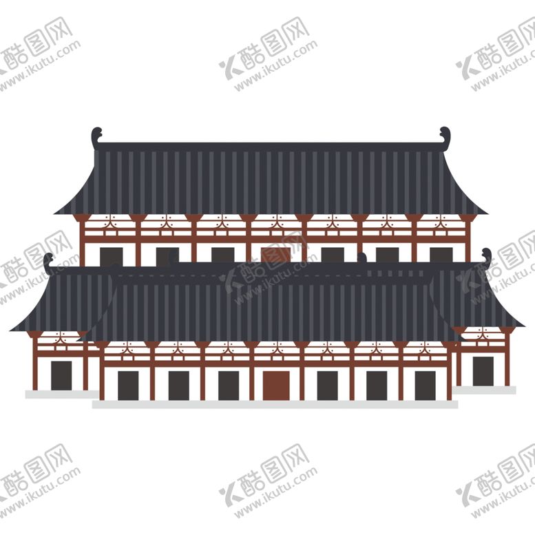 编号：69943004281510574622【酷图网】源文件下载-手绘古建筑