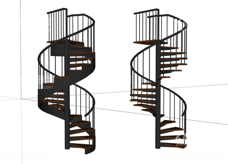 编号：74753212102139343031【酷图网】源文件下载-旋转楼梯模型