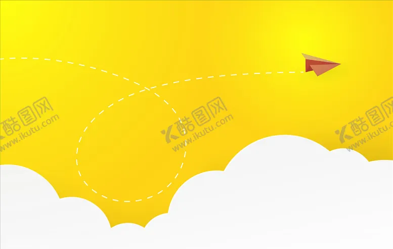 编号：46634106252314269658【酷图网】源文件下载-纸飞机背景