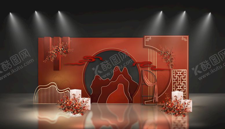 编号：21102111061900096319【酷图网】源文件下载-红色婚礼