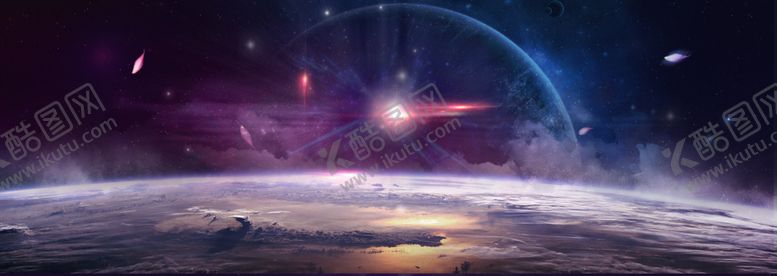编号：68991907130633008004【酷图网】源文件下载-银河星空宇宙大气层星光