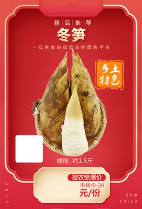 桃江山林现挖冬笋加档秒