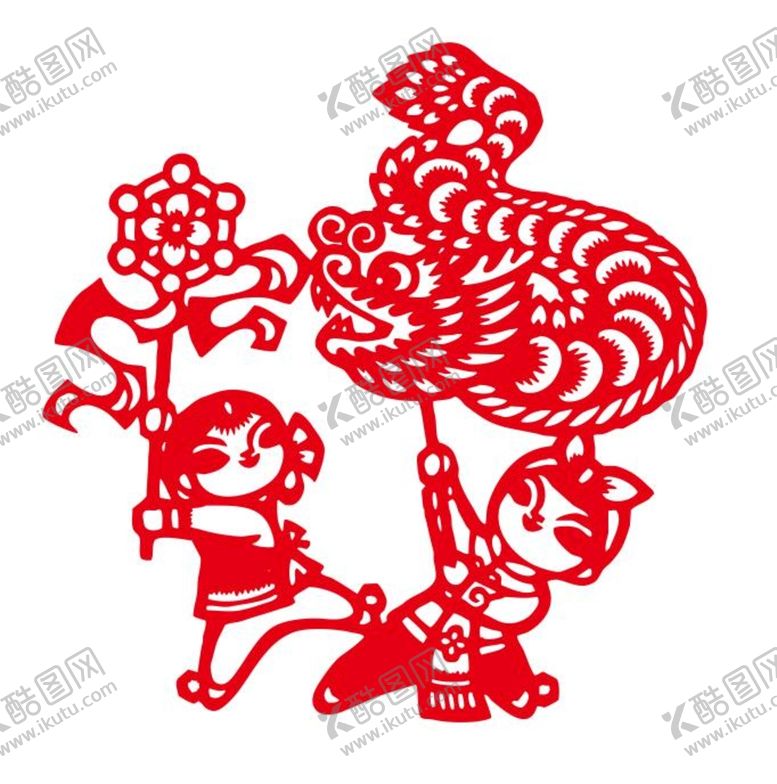 编号：45745311061606573933【酷图网】源文件下载-春节剪纸