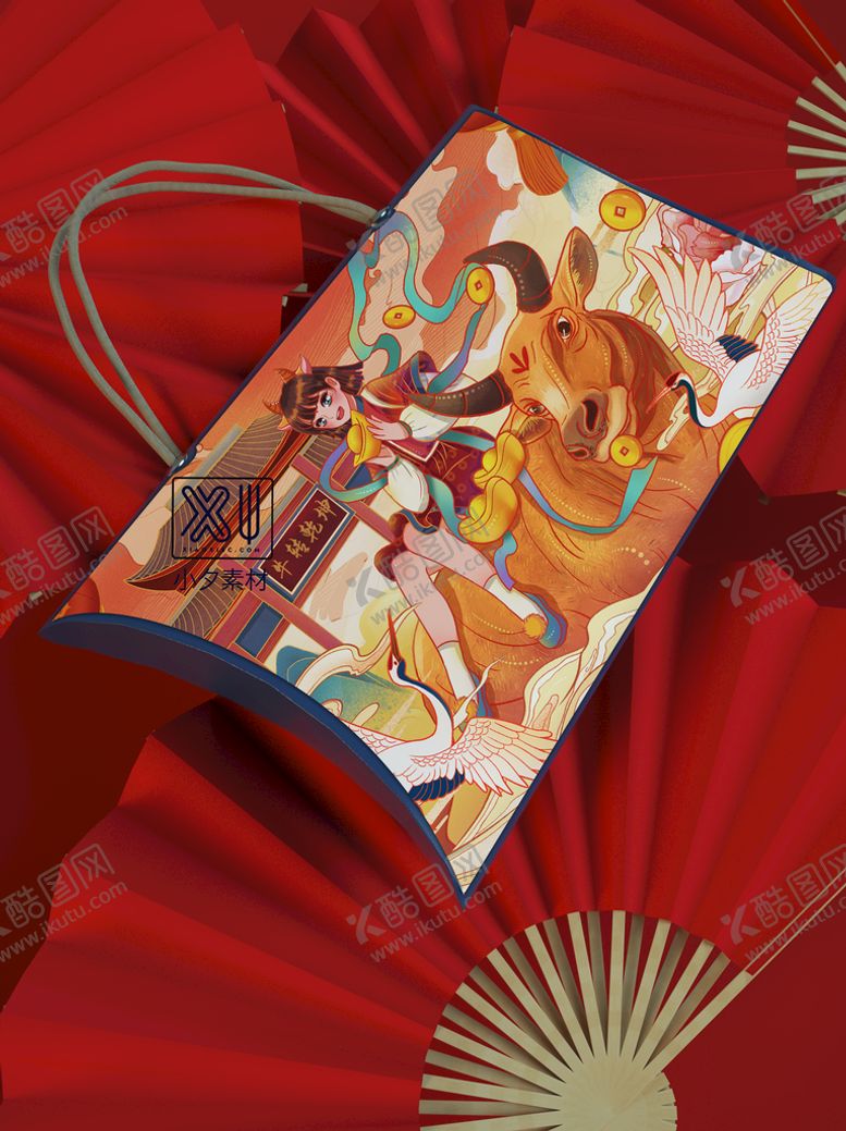 编号：45916809150608538510【酷图网】源文件下载-国潮风插画样机