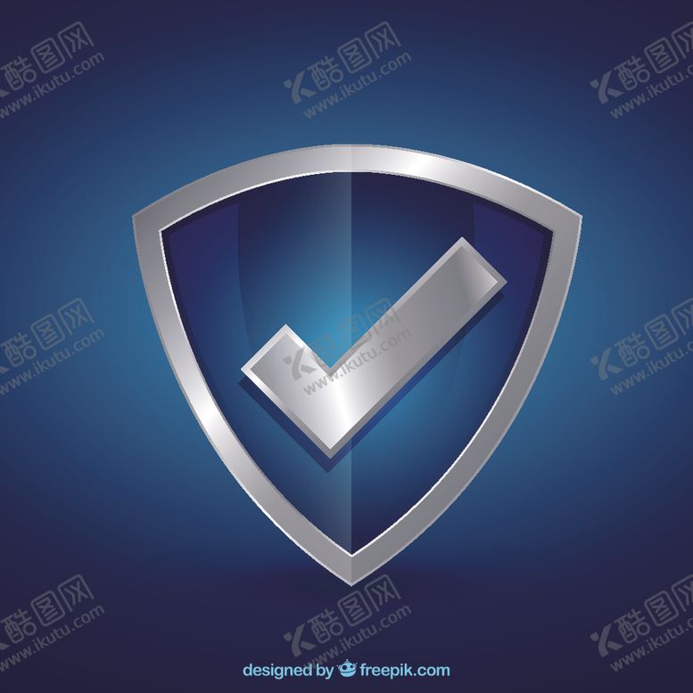 编号：21946609200337118127【酷图网】源文件下载-标对号的盾牌