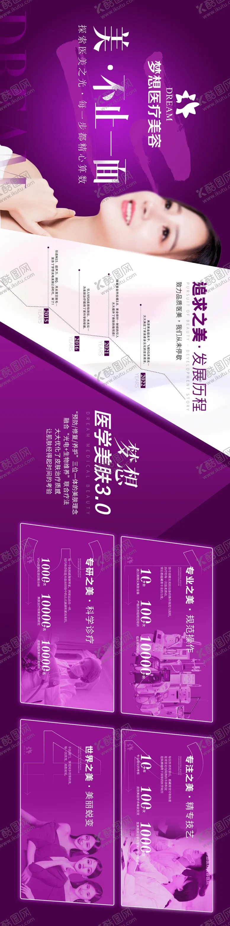 编号：69071712030321594663【酷图网】源文件下载-医美整形品牌皮肤广告展板