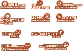 汽车卖点贴