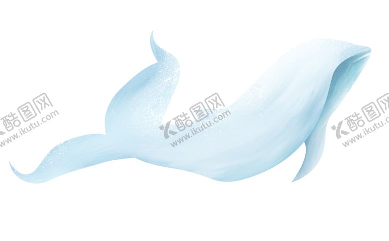 编号：71259310070449063139【酷图网】源文件下载-鲸鱼蓝色插画卡通可爱装饰素材