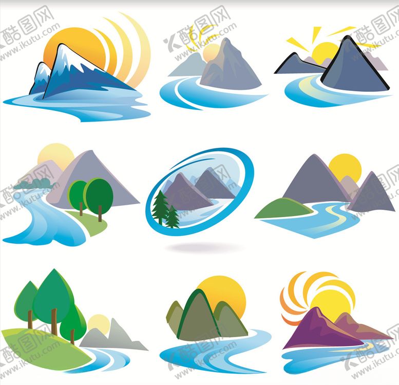 编号：35461710211220255386【酷图网】源文件下载-矢量大山