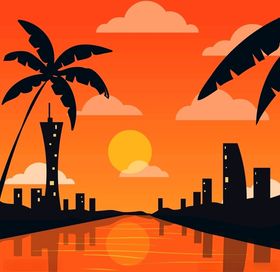 夕阳