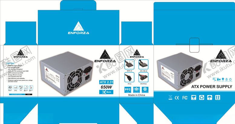 编号：17314909260407451561【酷图网】源文件下载-机箱电源彩盒