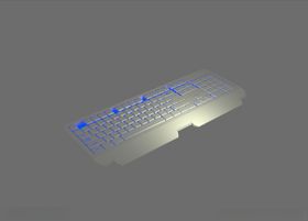 C4D模型键盘