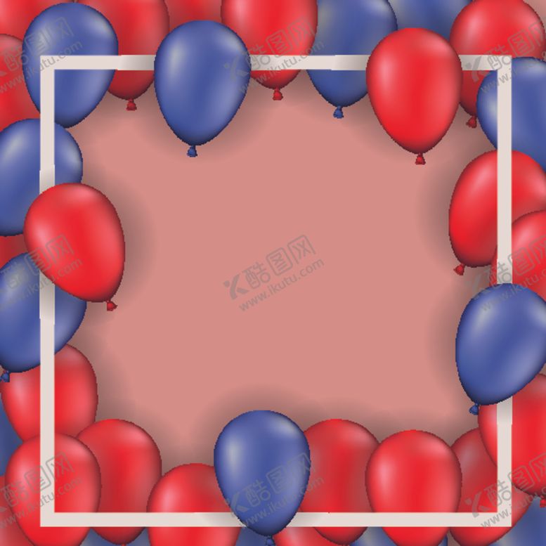 编号：96239809211552343479【酷图网】源文件下载-气球边框