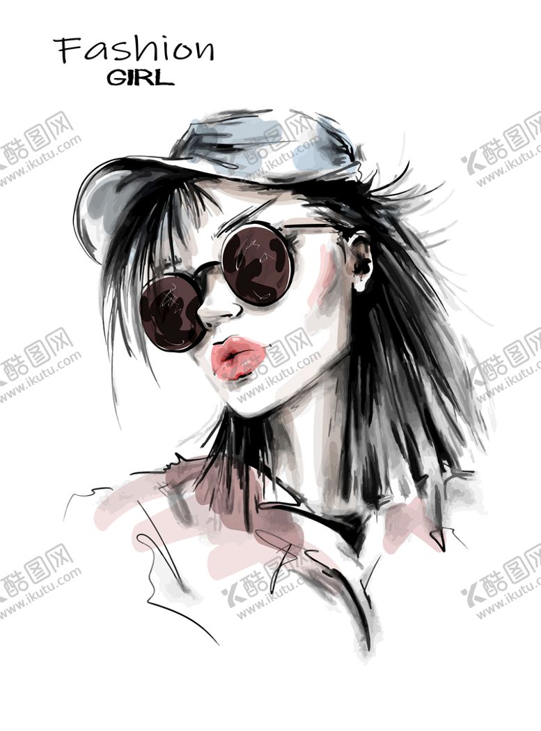 编号：18430509182349527461【酷图网】源文件下载-女性插画人物