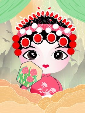 插画素材图背景图标