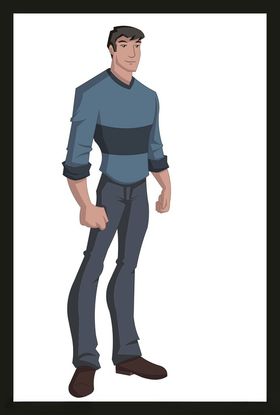 手绘男人男孩动画卡通动画卡通