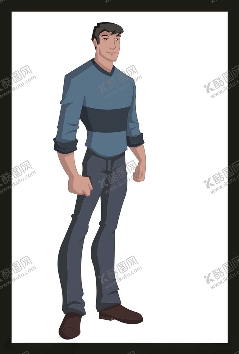 编号：99626302010034528351【酷图网】源文件下载-手绘男人男孩