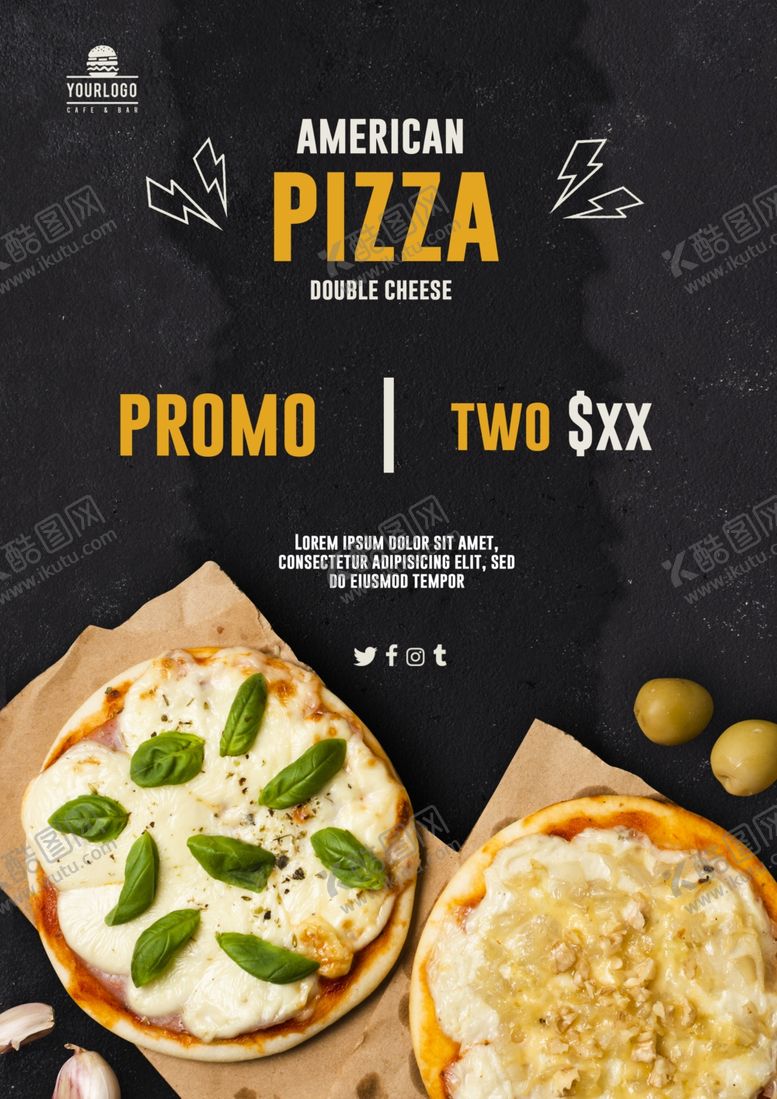 编号：33979209210101579841【酷图网】源文件下载-披萨海报