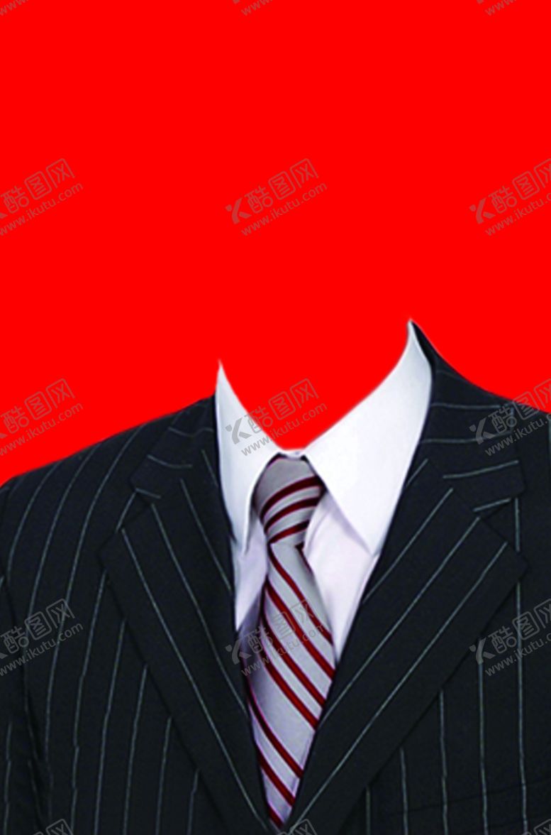 编号：20805109230615397379【酷图网】源文件下载-男士西装证件照