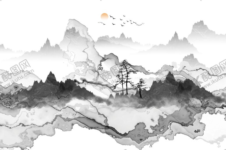 编号：80449010221935415049【酷图网】源文件下载-意境山水