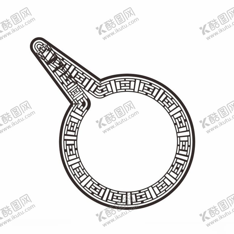 编号：47306602170225051706【酷图网】源文件下载-矢量花纹边框