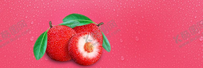 编号：47451709201207255176【酷图网】源文件下载-新鲜杨梅banner