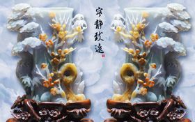 玉雕背景墙