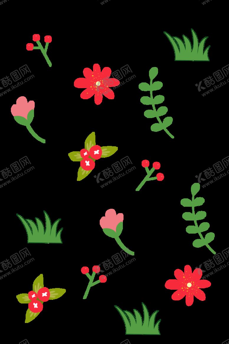 编号：39485109112319575894【酷图网】源文件下载-花朵红花小草