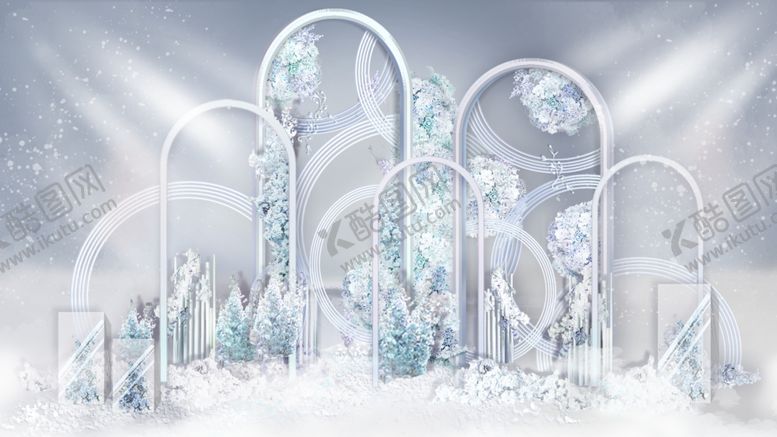 编号：50933009131925035775【酷图网】源文件下载-蓝色婚礼效果图