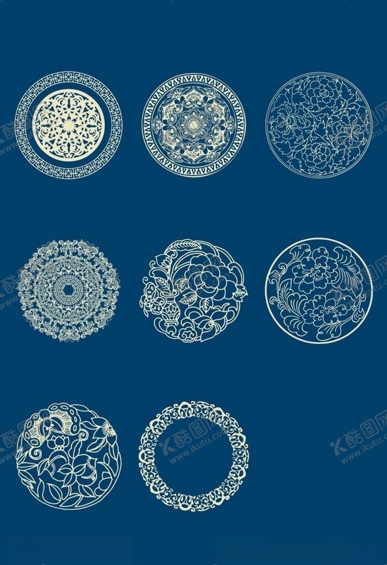 编号：50851010100055442395【酷图网】源文件下载-中国风花纹