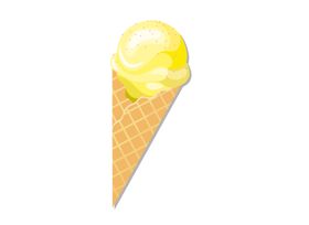 冰淇淋甜点雪糕甜筒