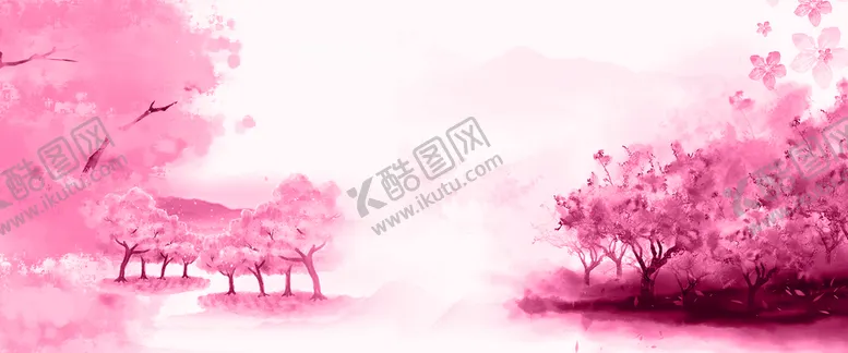 编号：30865210071908523865【酷图网】源文件下载-手绘古风插画背景图片