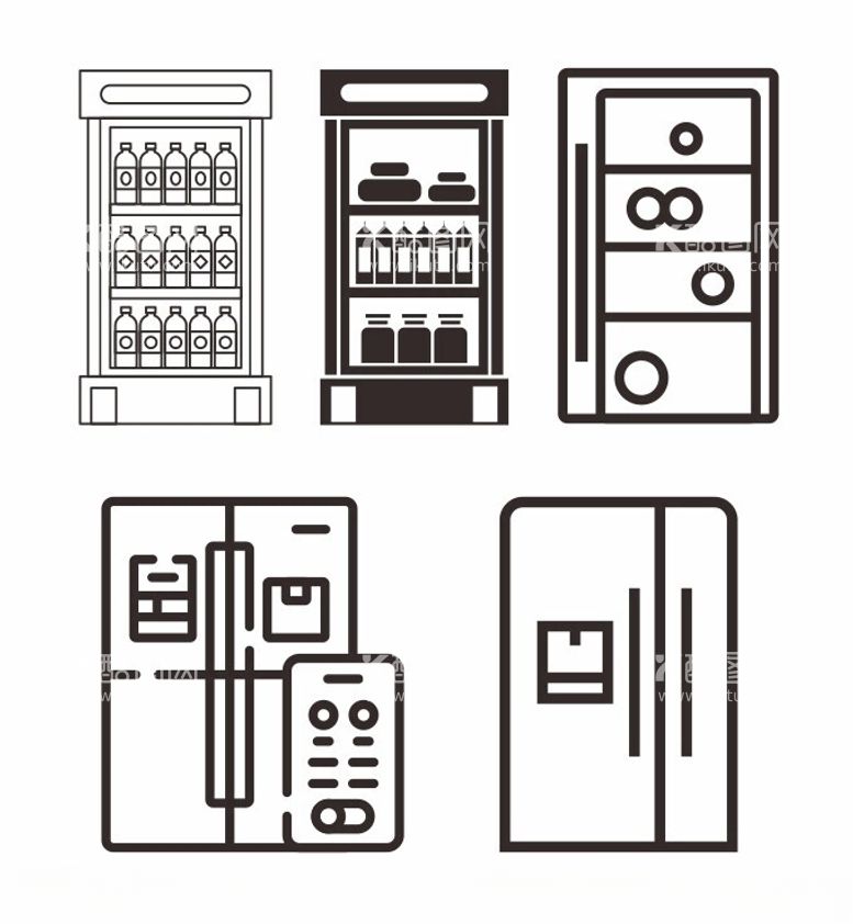 编号：68804112111703191859【酷图网】源文件下载-冰箱图标