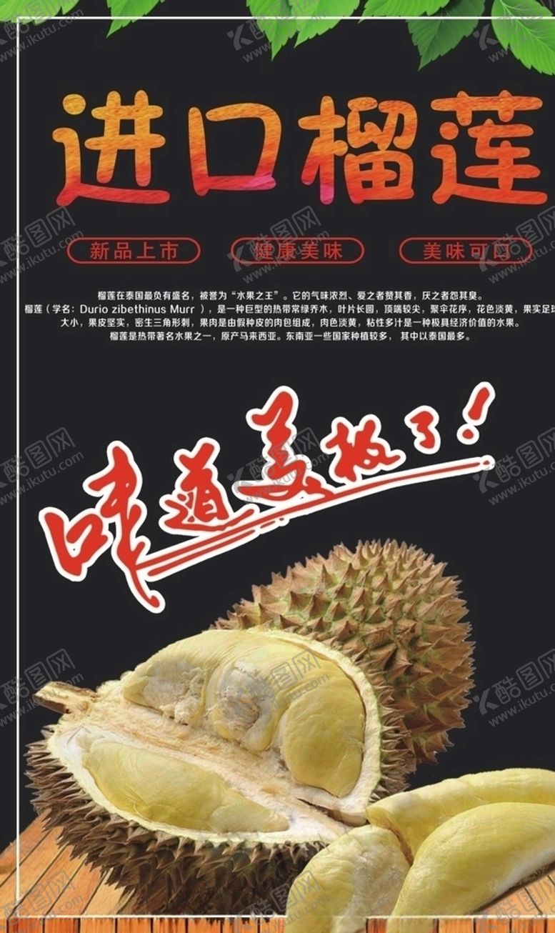 编号：60101909221652126080【酷图网】源文件下载-榴莲