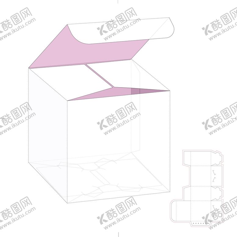 编号：17563409261650284108【酷图网】源文件下载-包装盒刀模图