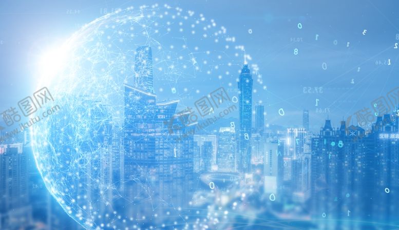编号：45674209090711436989【酷图网】源文件下载-科技城市背景