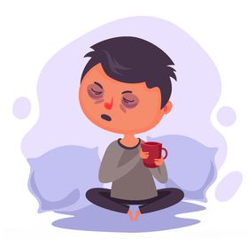 感冒病人得病生病医疗
