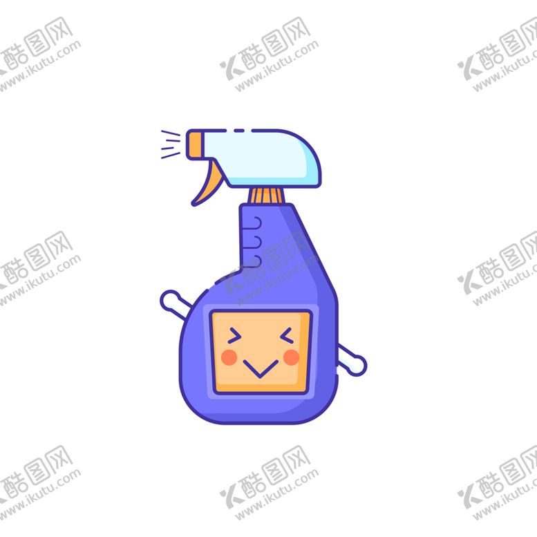 编号：11194807090349429098【酷图网】源文件下载-生活用品可爱消毒液PNG