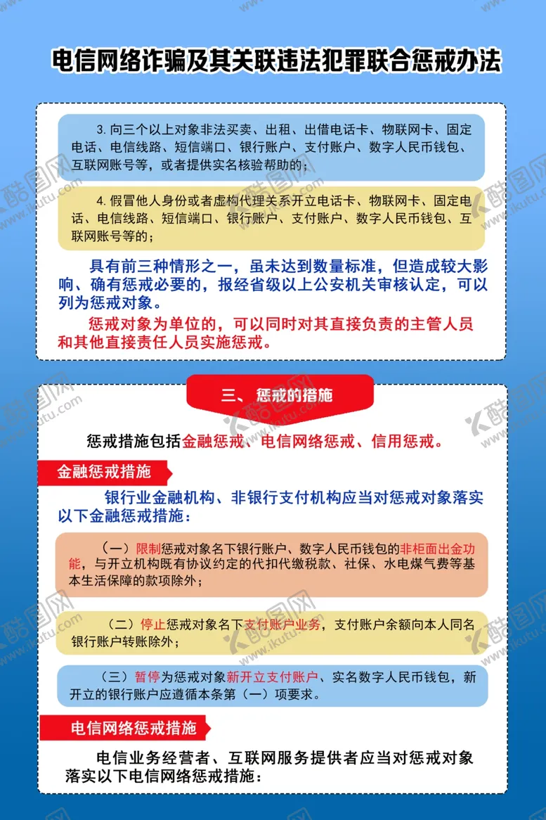 编号：34939702231042292473【酷图网】源文件下载-电信网络诈骗联合惩戒办法
