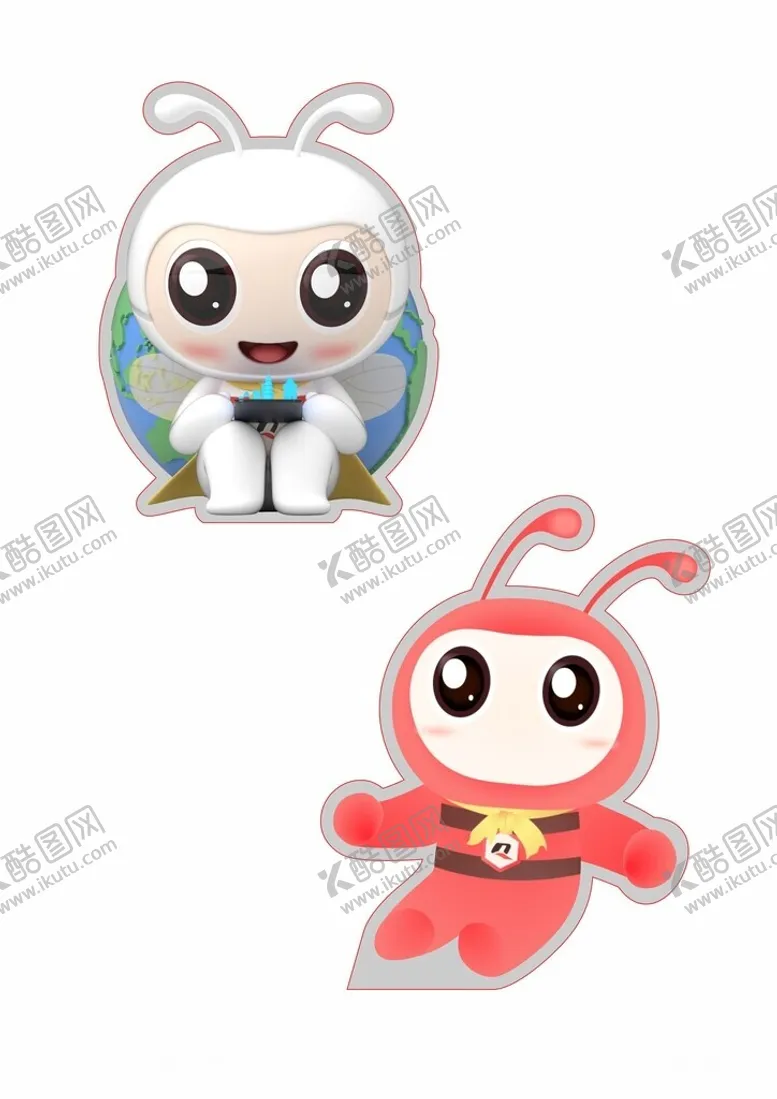 编号：69369706300600444517【酷图网】源文件下载-可爱卡通小昆虫玩偶